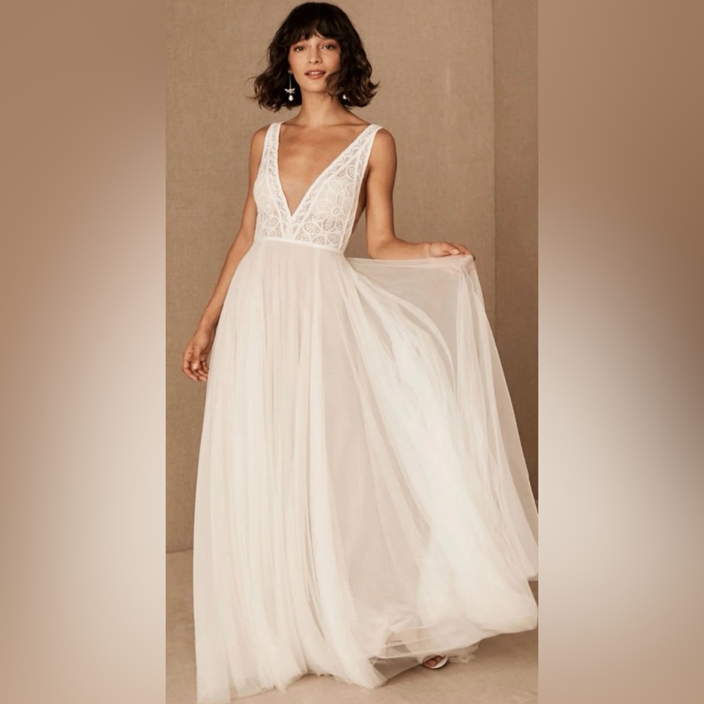 BHLDN / By Watters Wedding Dress ; Model- Harlan Gown New with Tags Size 16W